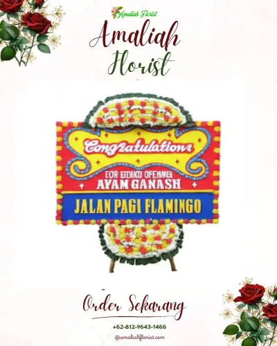 Bunga Papan Congratulation di Parungseah
